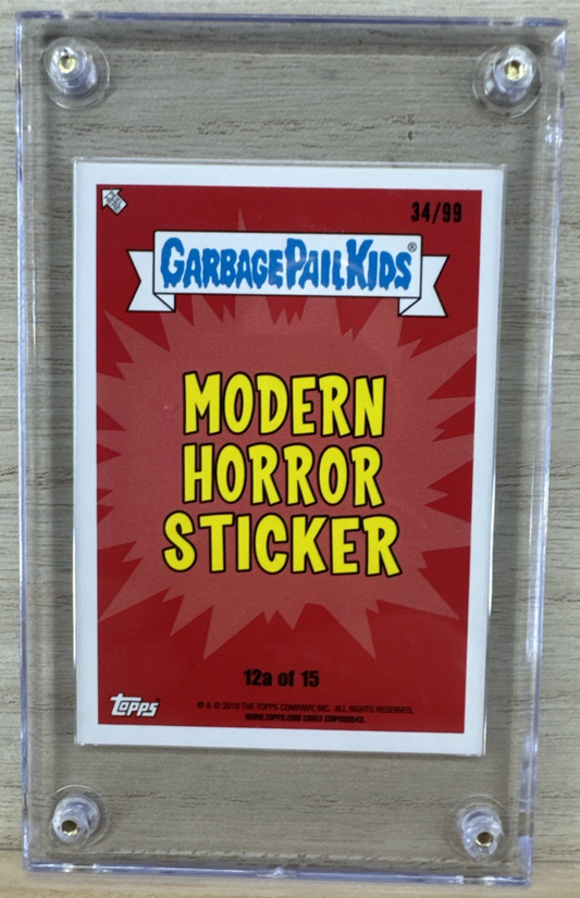 2018 Topps Garbage Pail Kids - Uma Centipede - Blue 34/99