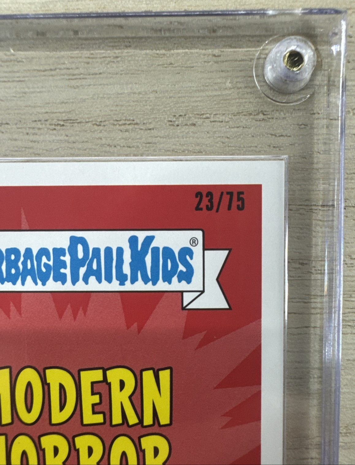 2018 Topps Garbage Pail Kids - Centi Peta - Red 23/75