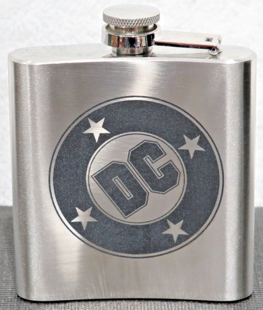 Laser Engraved Stainless Steel Flask - BM2