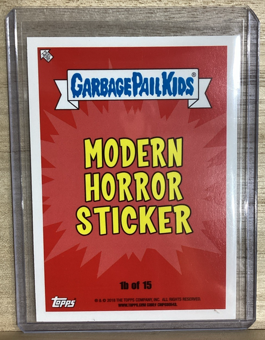 2018 Topps Garbage Pail Kids - Swarmin Norman - Green