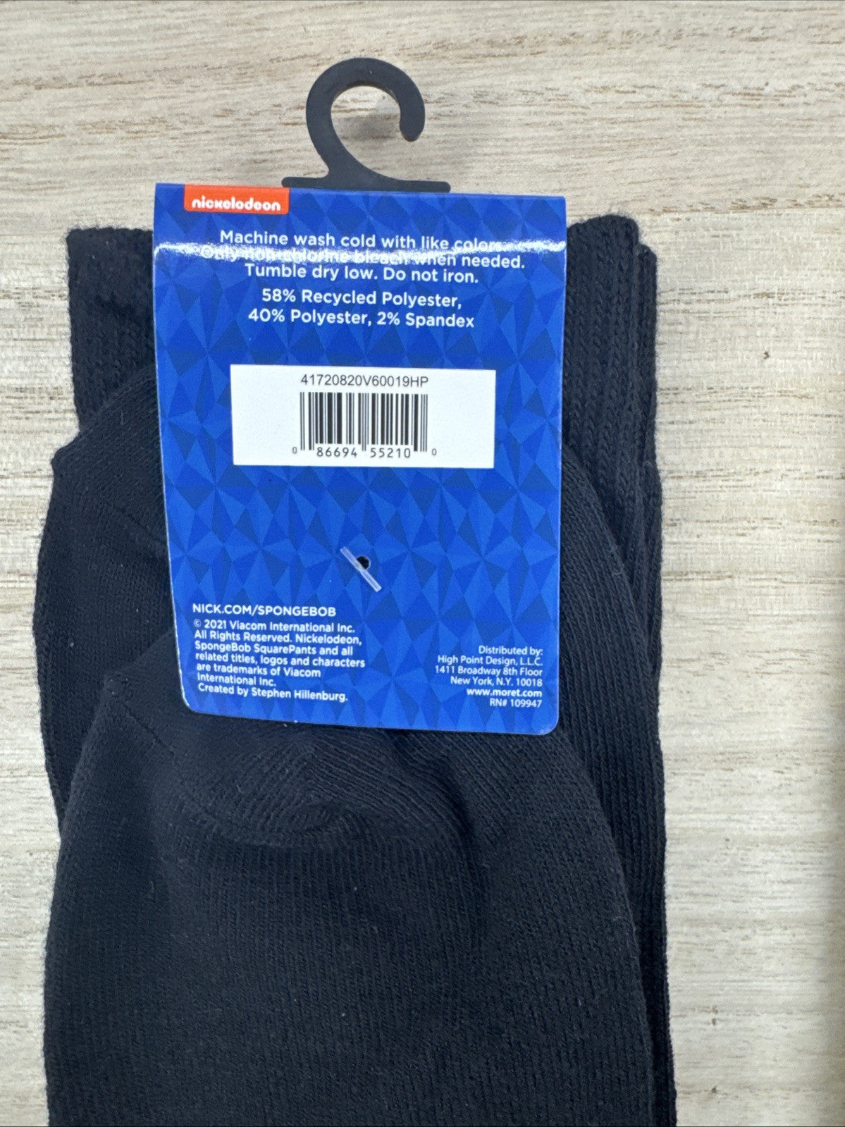 Nickelodeon SpongeBob SquarePants Socks - Shoe Size 6.5-124