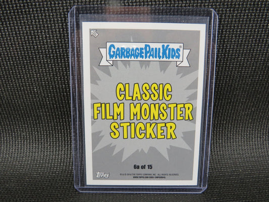 2018 Garbage Pail Kids Classic Film Monster Hairy Mary #6a of 15 - Black1