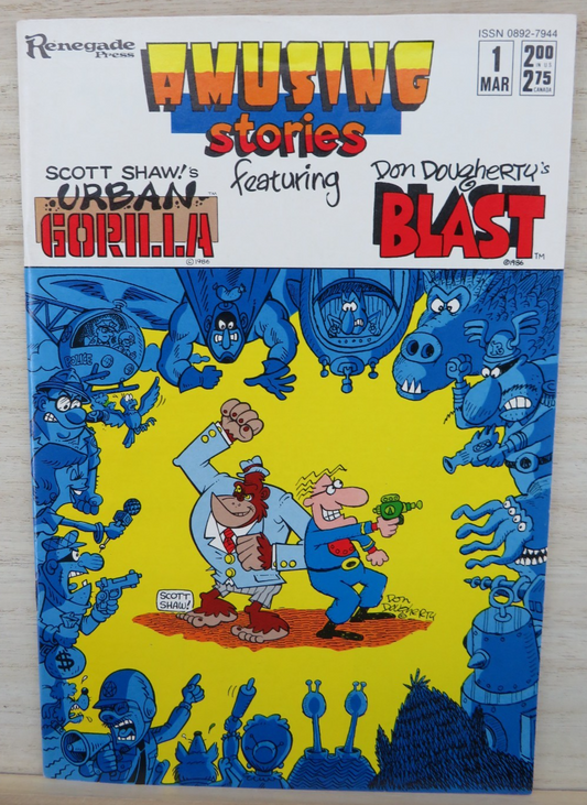Amusing Stories #1 - Renegade Press Comic - March 1986