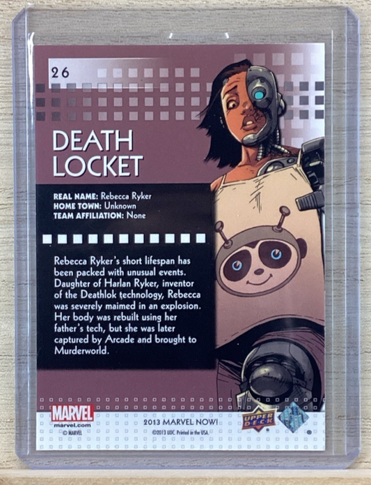 2013 Upper Deck Marvel Now SILVER - #26 Death Locket