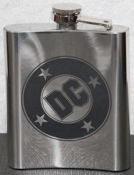 Laser Engraved Stainless Steel Flask - BM4