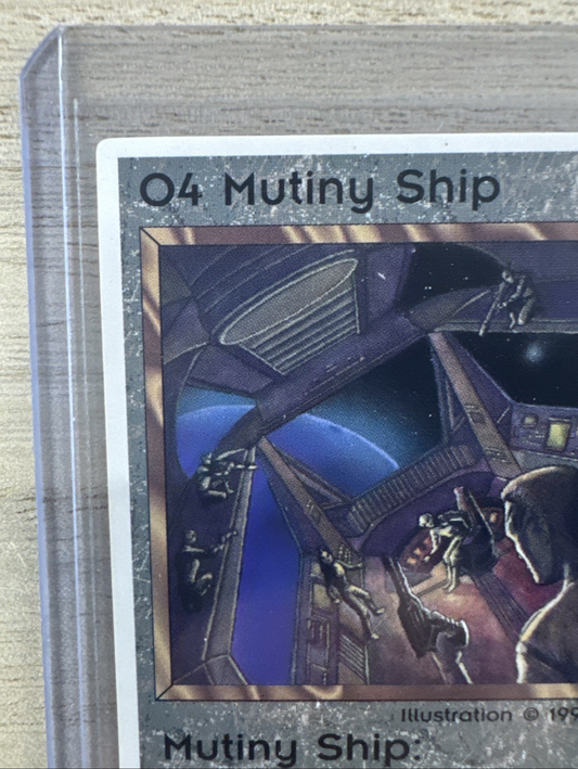 O4 Mutiny Ship Galactic Empires CCG 1995