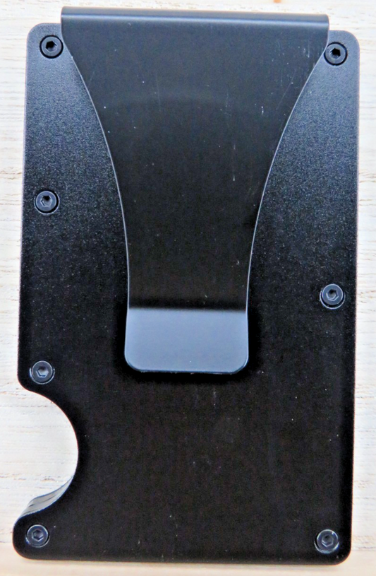 Metal Wallet - Laser Engraved - DV - RFID Blocking