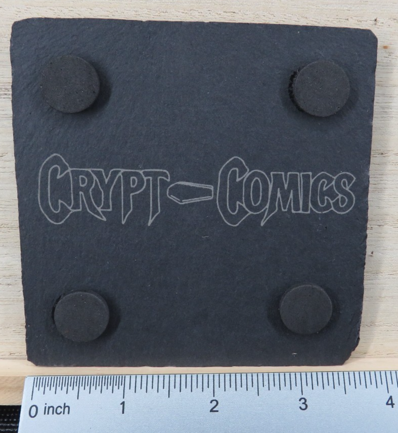 Laser Engraved Slate Coaster - G