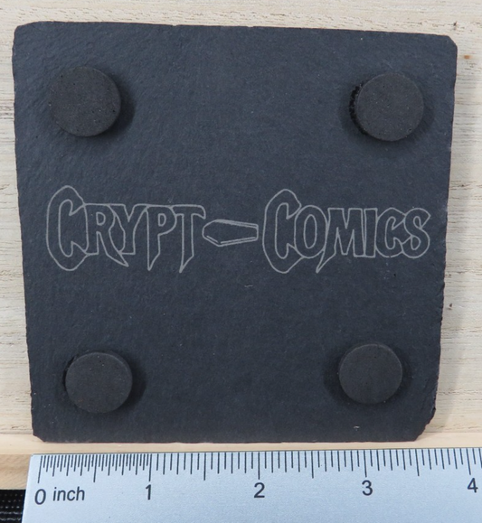 Laser Engraved Slate Coaster - G