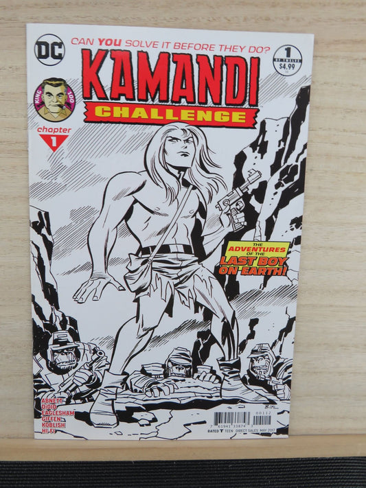 Kamandi Challenge #1 May 2017 - Sketch Variant Cover - DC Comic