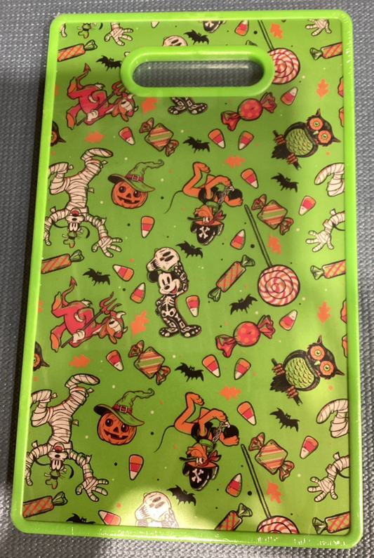 Disney Happy Halloween Lets Get Creepy Cutting Board - Mickey Mouse Donald Duck