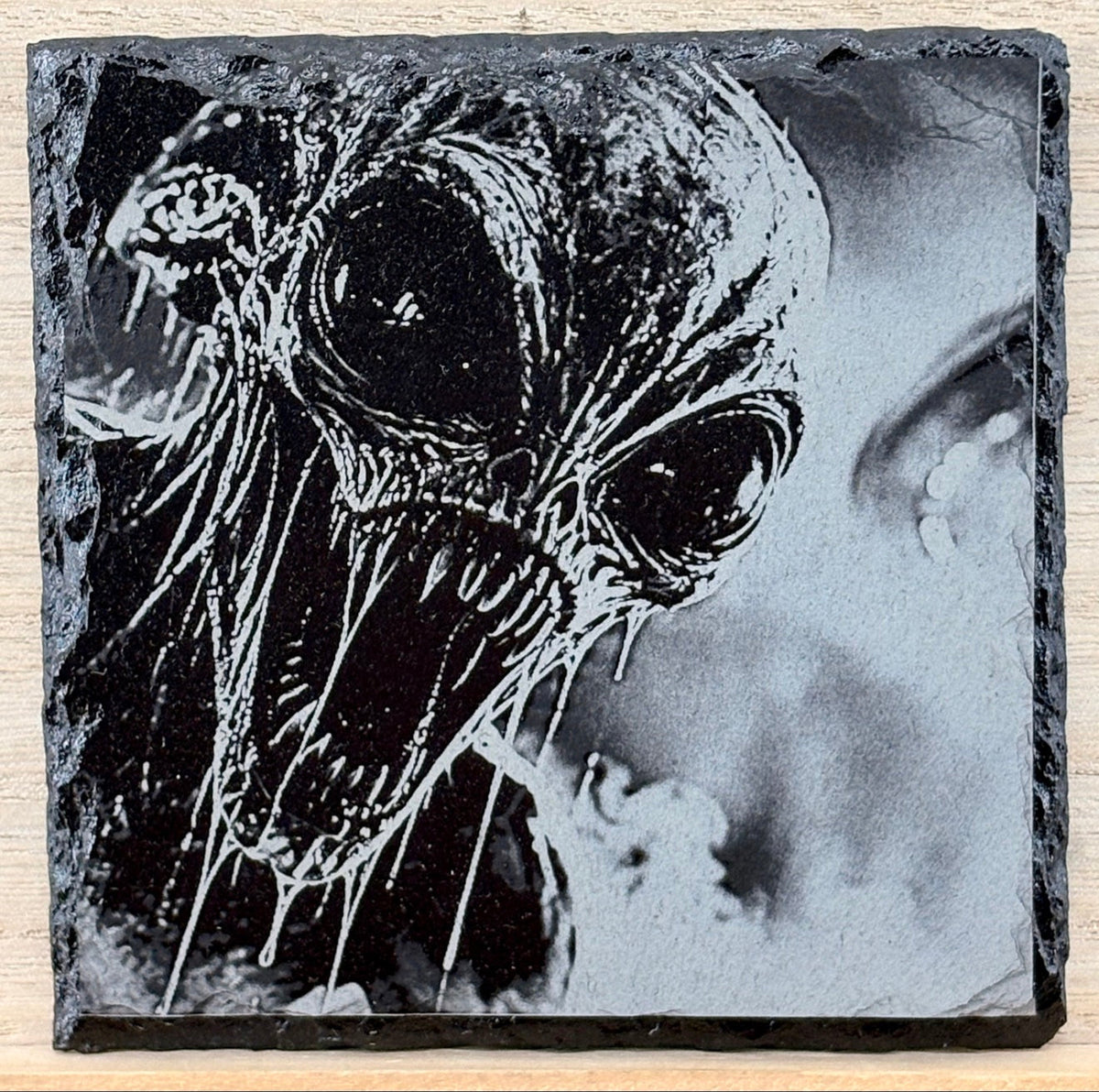 Slate Coaster - Alien Scream