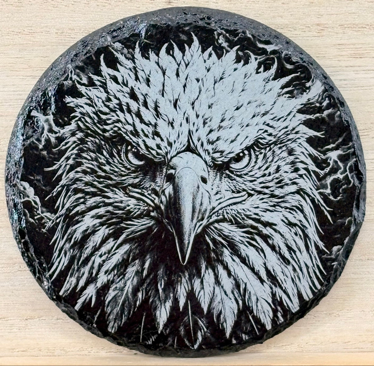 Slate Coaster - Bald Eagle