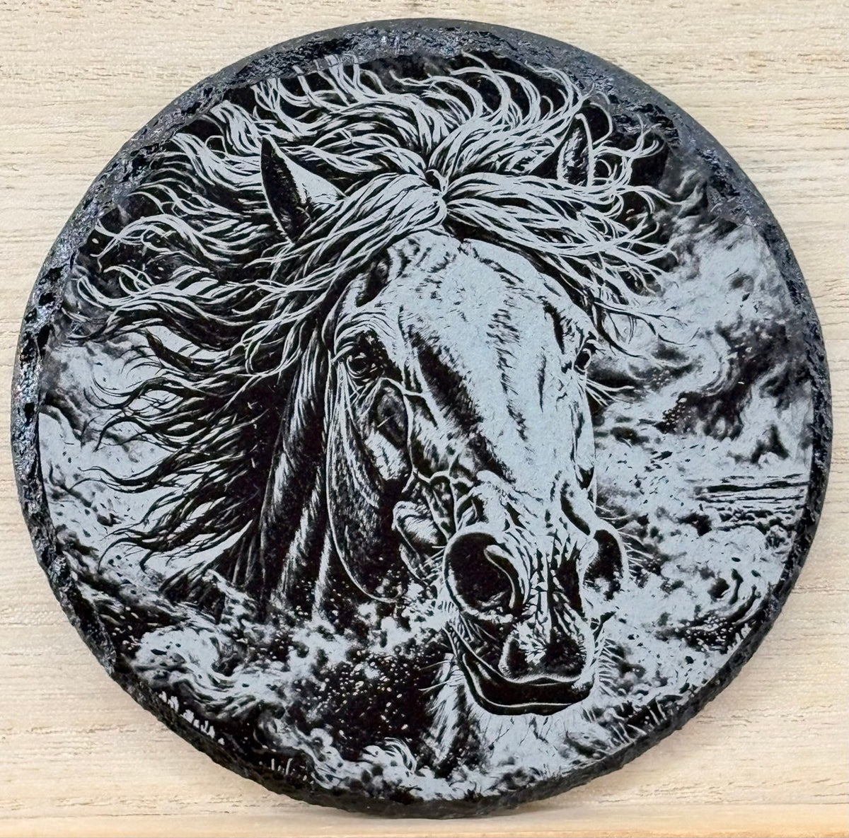 Slate Coaster - Wild Horse