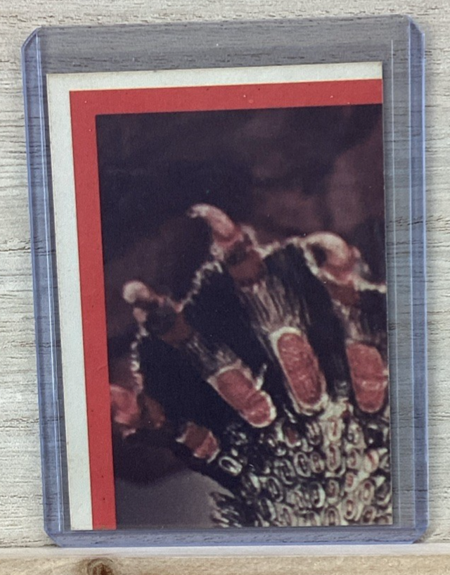 1980 Universal City Studios Hall of Fame Sticker Card - The Mad Scientist  #61
