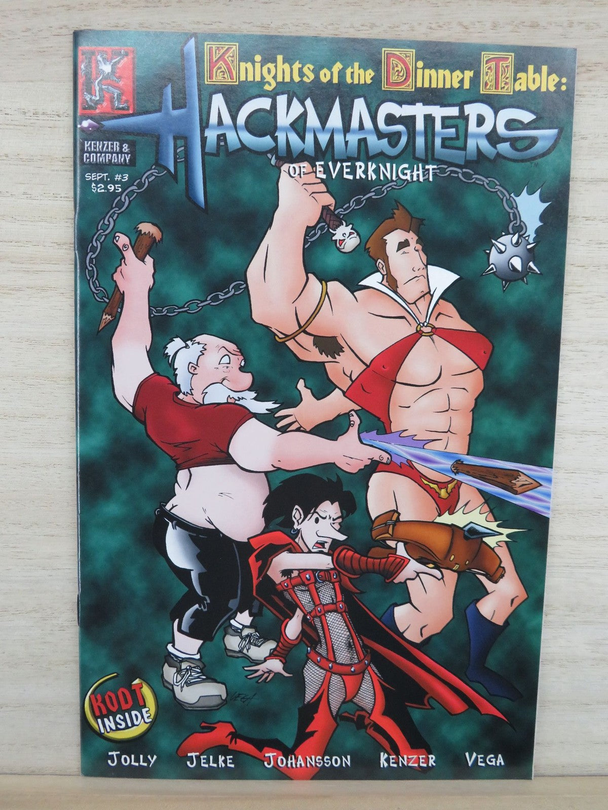 Knights of the Dinner Table Hackmasters of Everknight #3 Sep - Kenzer & Company