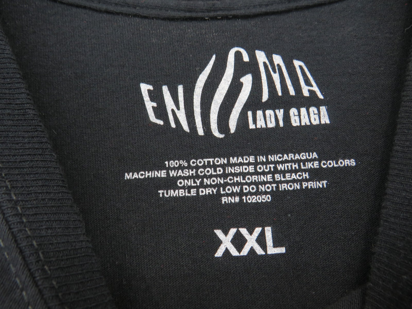 Lady Gaga Enigma Long Sleeve Concert Shirt - Size XXL