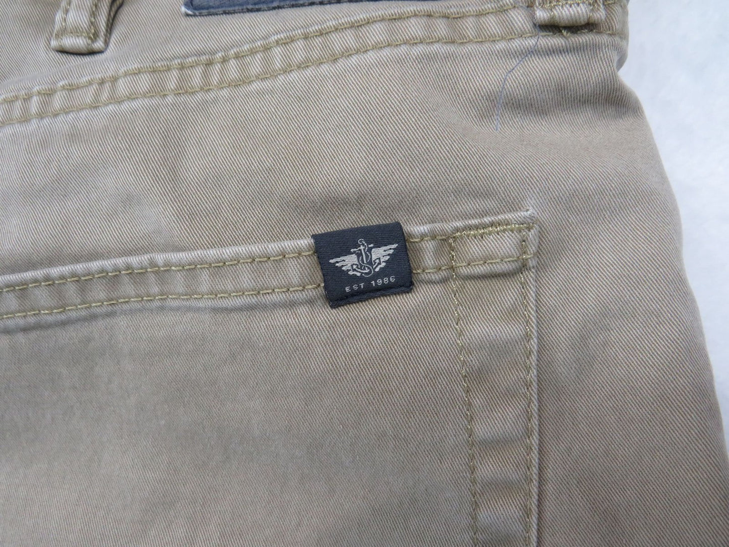 Dockers Pants Mens 38x30 Straight Khaki JeanCut Chino Casual Flat Front