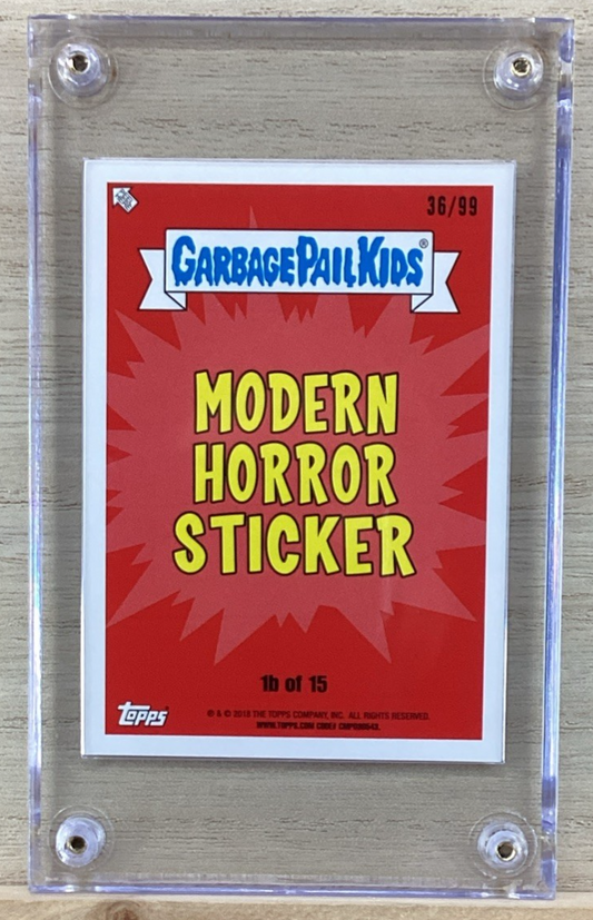 2018 Topps Garbage Pail Kids - Swarmin Norman - Blue 36/99