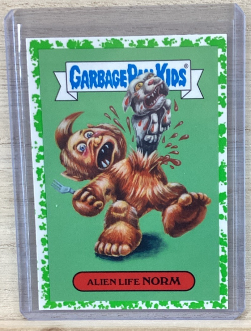 2018 Topps Garbage Pail Kids - Alien Life Norm - Green