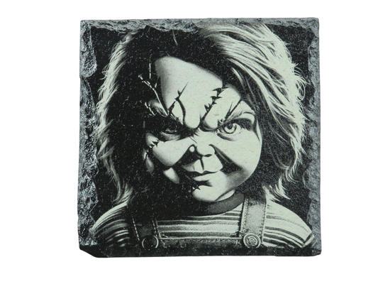 Laser Engraved Slate Coaster - CH6