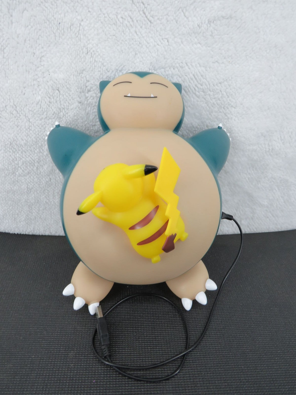 Pokemon Sleeping Snorlax & Pikachu 3D Night Light w/ USB Plug
