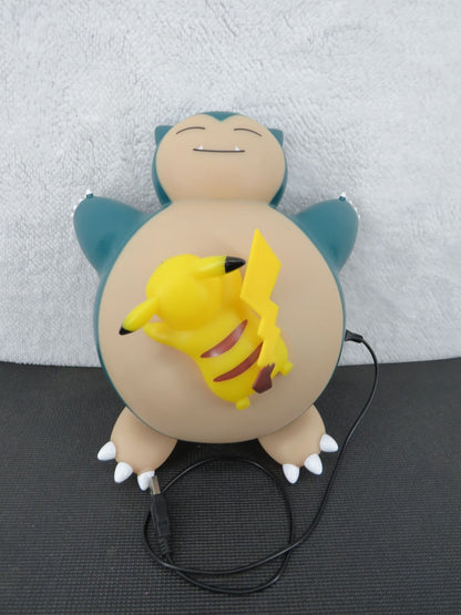 Pokemon Sleeping Snorlax & Pikachu 3D Night Light w/ USB Plug