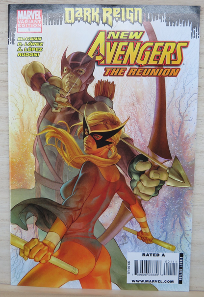New Avengers The Reunion #1 - Dark Reign Variant - Marvel Comic