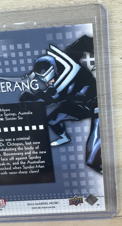 2013 Upper Deck Marvel Now SILVER - #16 Boomerang