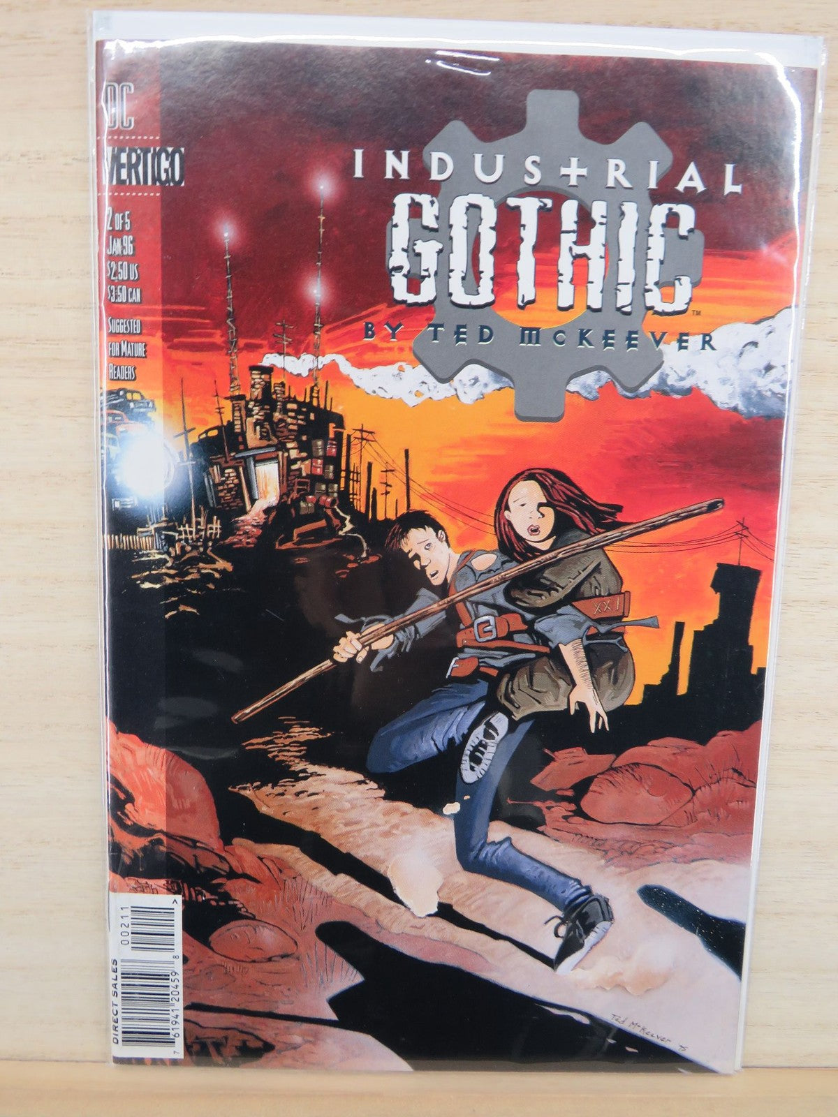 Industrial Gothic #2 of 5 Jan 1996 by Ted McKeever - DC Vertigo Comic
