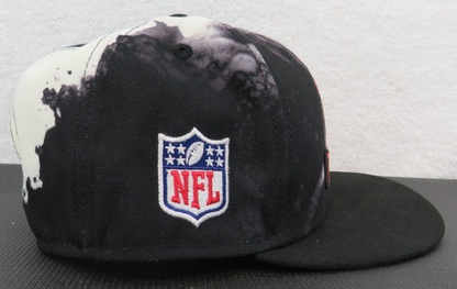 Cincinnati Bengals New Era black Ink Dye 9FIFTY Snapback Hat Flatbill2
