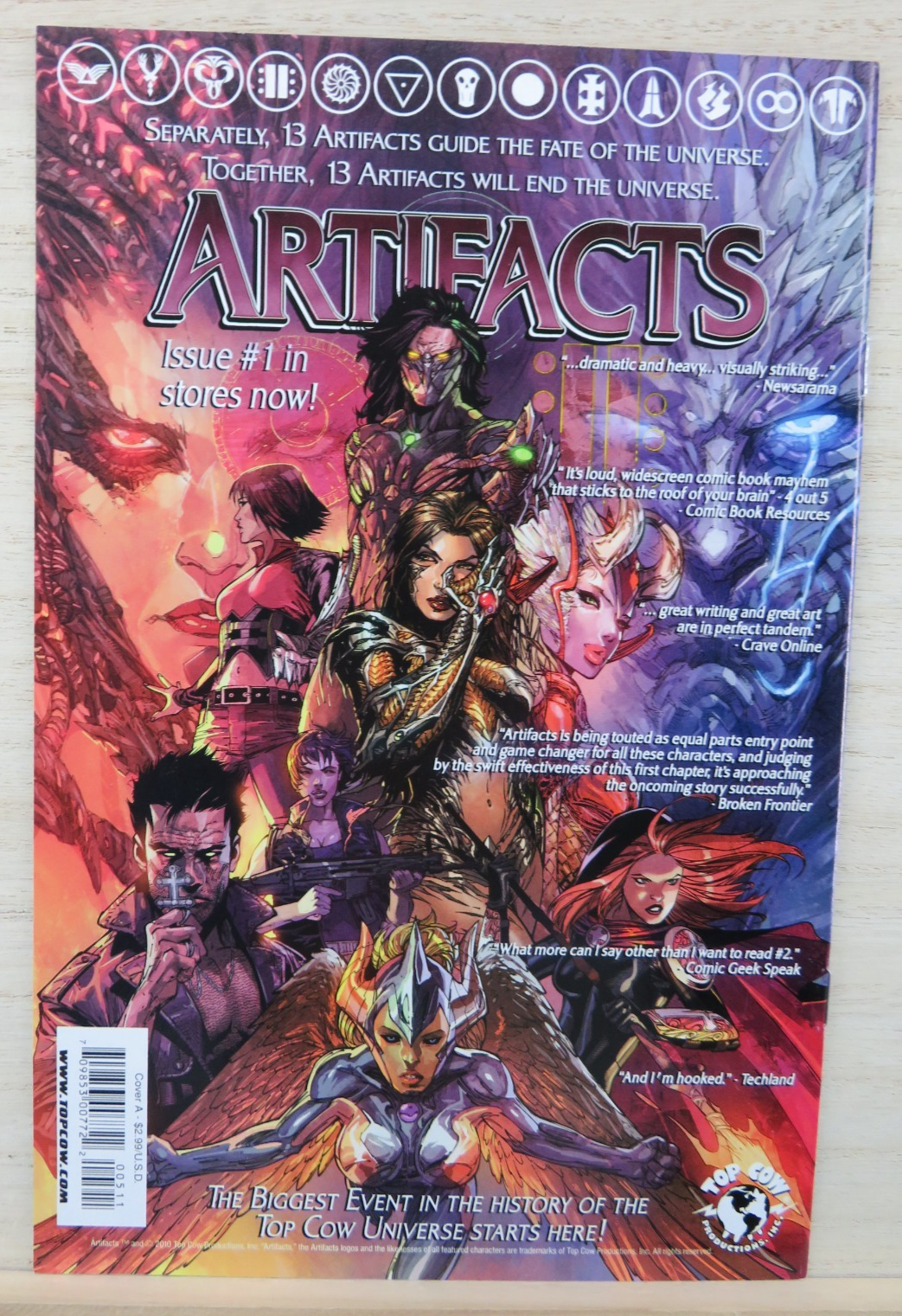 Angelus #5 of 6 - Top Cow Comic - 2010 - Cover A