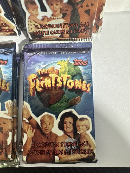 The Flintstones Modern Stone Age Movie cards - 12 Unopened Packs 1993 Topps