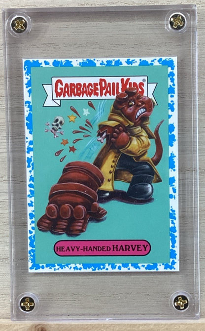 2018 Topps Garbage Pail Kids - Heavy Handed Harvey - Blue 71/99