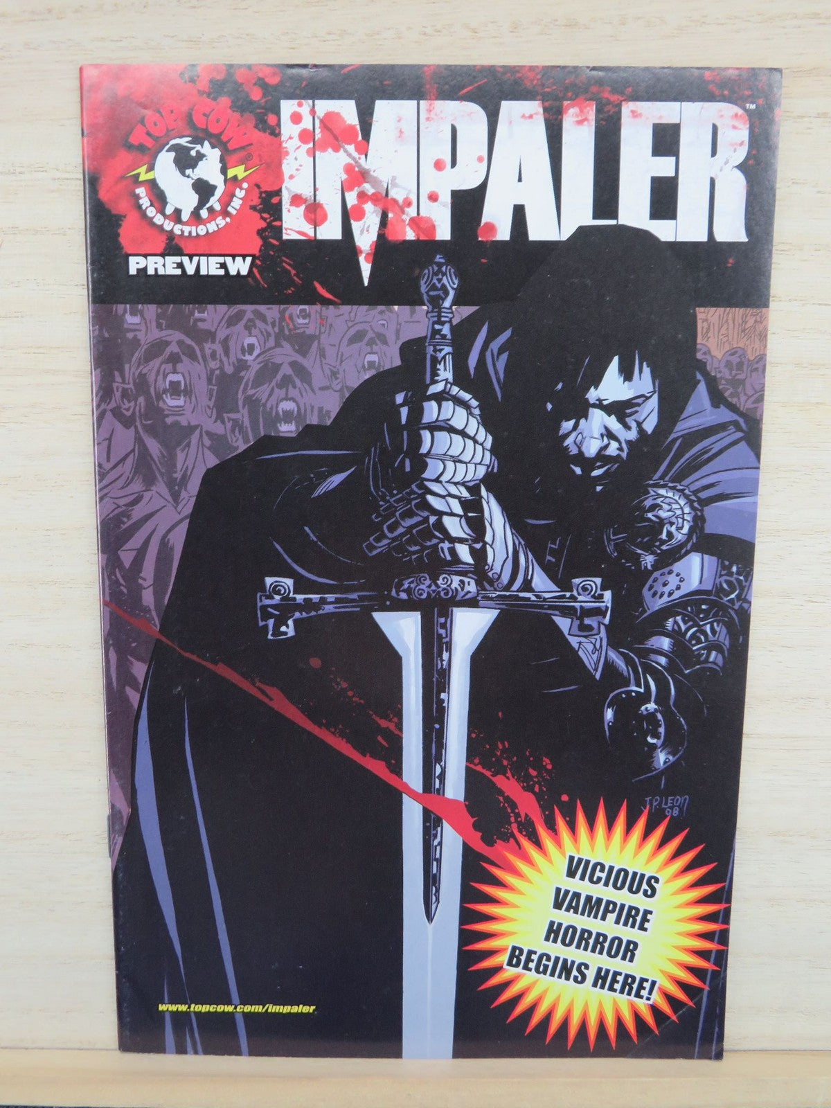 Impaler/Black Vault #0 Preview - 2008 - Top Cow Comic