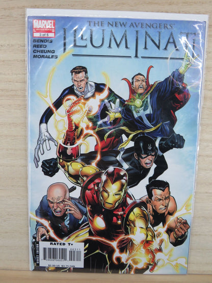 The New Avengers Illuminati #3 of 5 - Marvel Comic - 2007