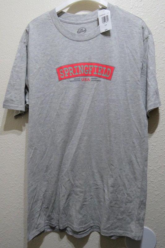 The Simpsons Springfield Characters T Shirt - Size LT