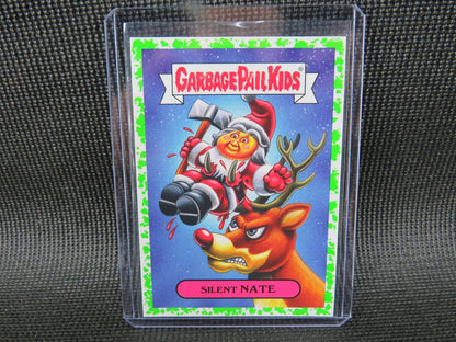 2019 Topps Garbage Pail Kids - Silent Nate #14a of 15 - Green0