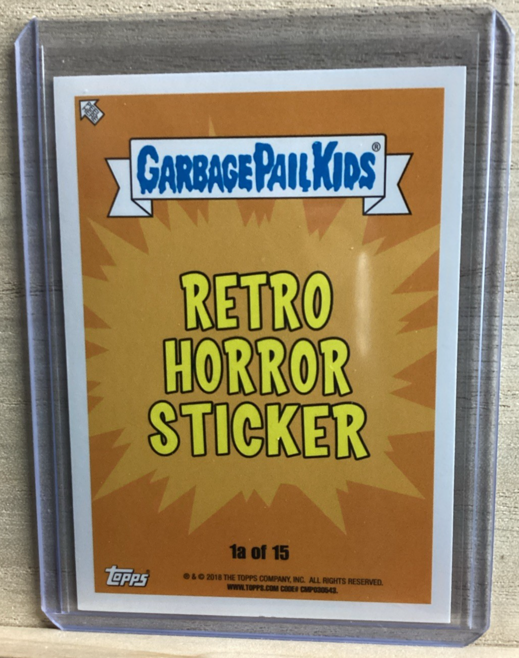 2018 Topps Garbage Pail Kids - Rotating Regan - Green
