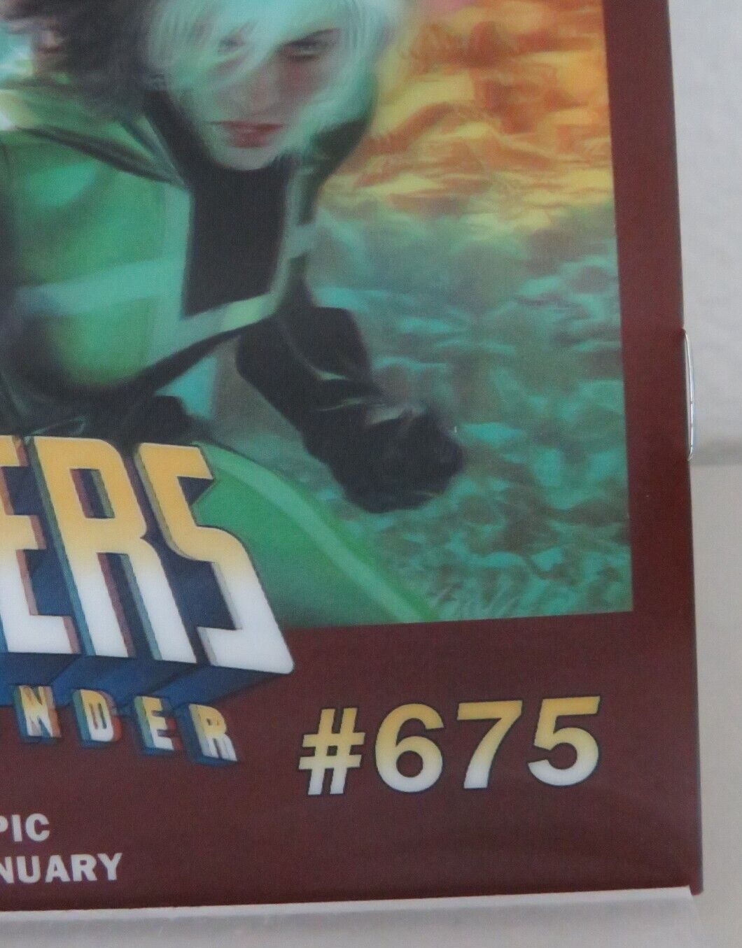 Captain America-Spiderman-Avengers #675 Lenticular 3D Variant Cover
