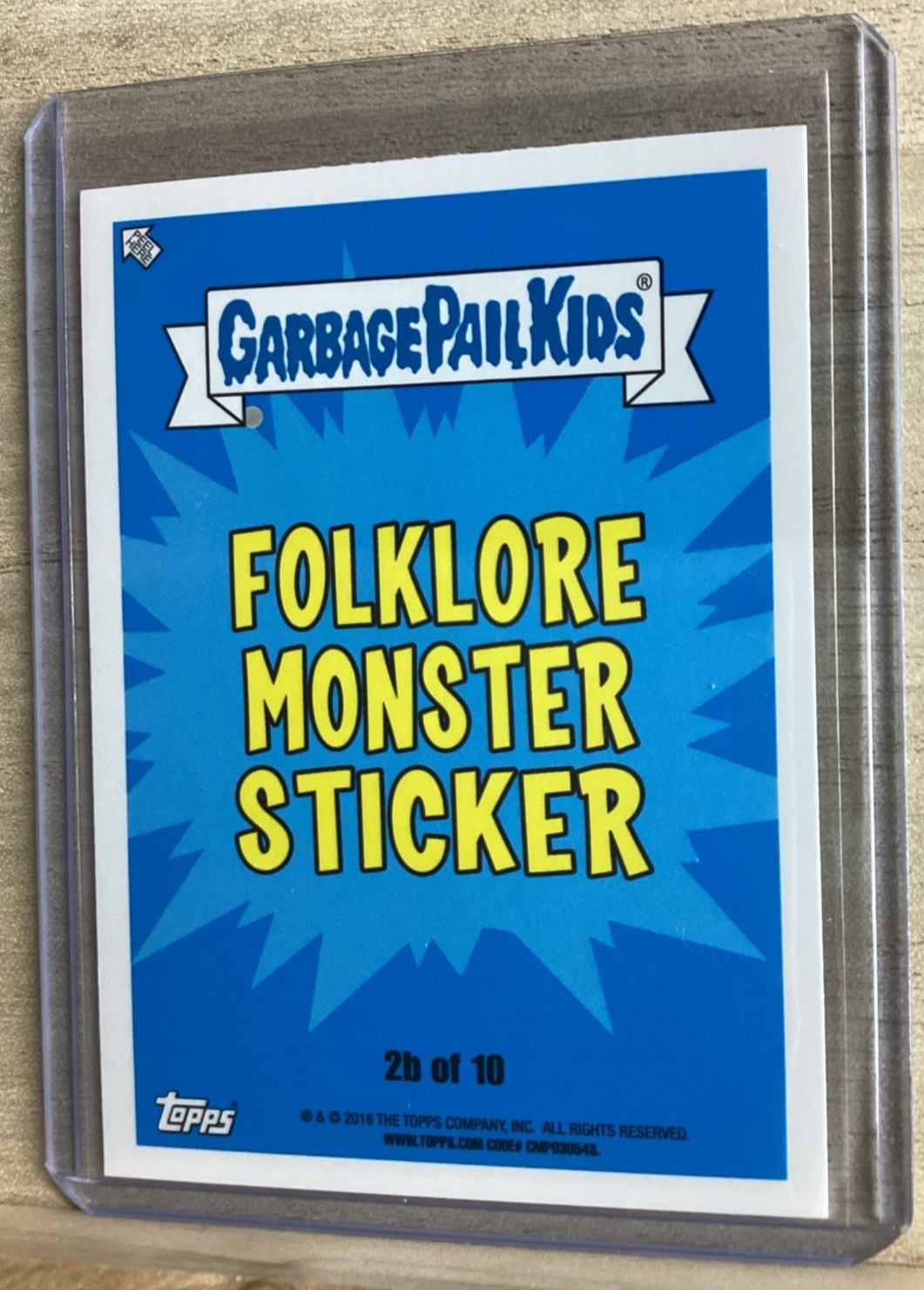 2018 Garbage Pail Kids - Goat Tucker