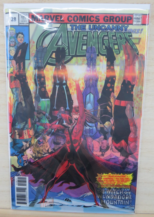 The Uncanny Avengers #28 Lenticular Homage #187 - 2017 Marvel Comic