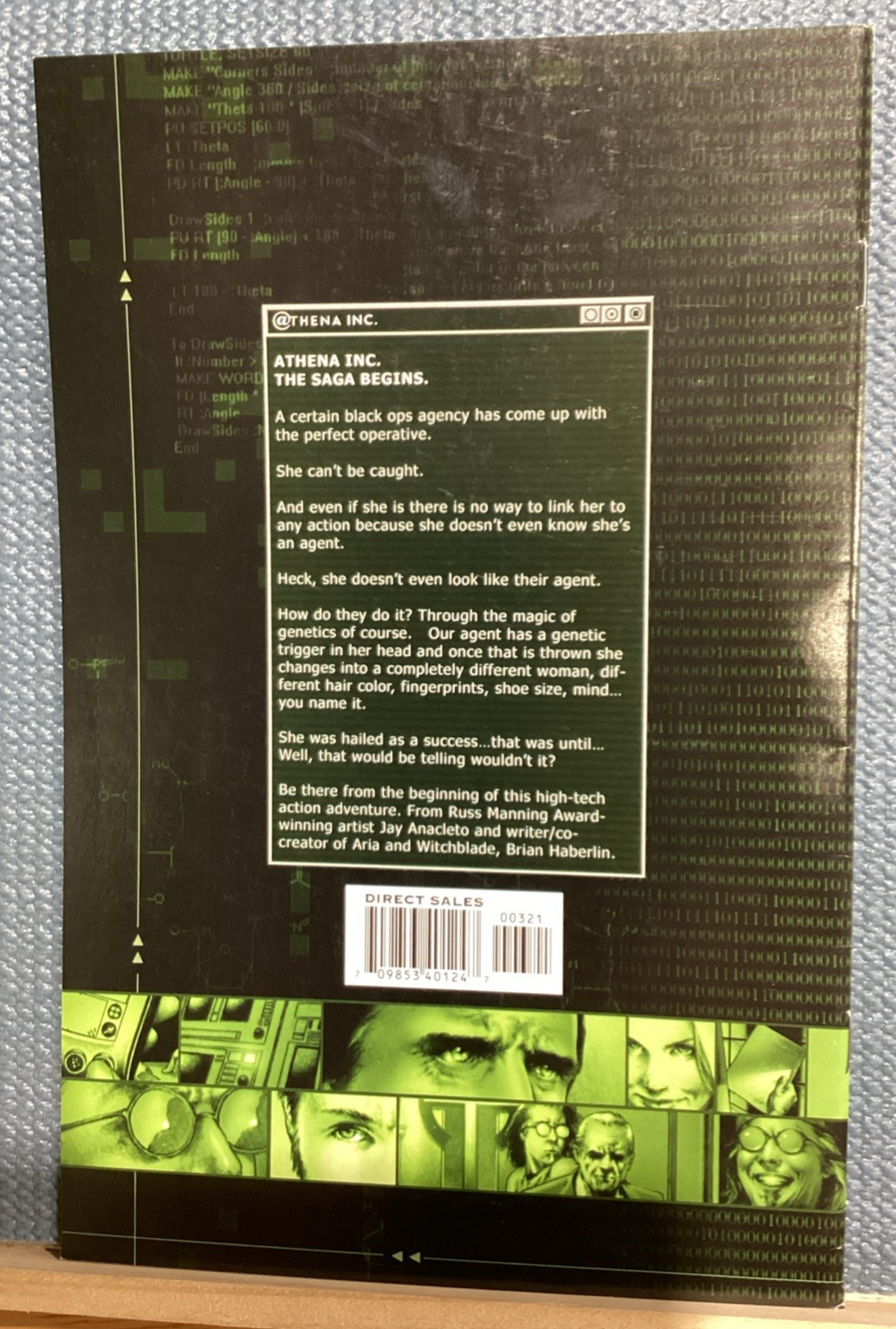 Athena Inc. The Manhunter Project #3 - Image Comics - 2002