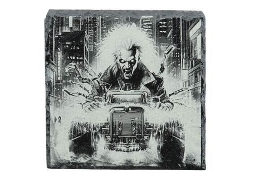 Laser Engraved Slate Coaster - BG1