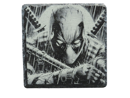Laser Engraved Slate Coaster - MV2