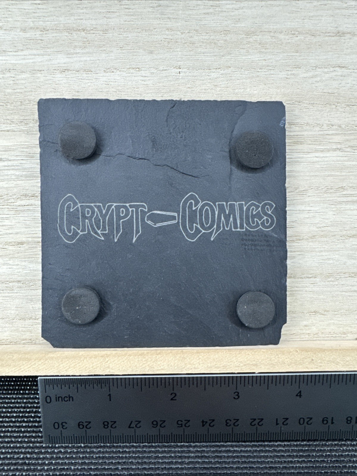 Laser Engraved Slate Coaster - AOT - Erin