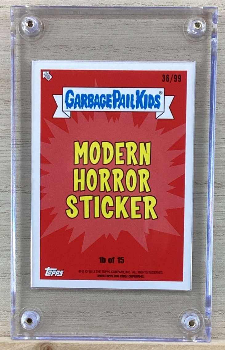 2018 Topps Garbage Pail Kids - Swarmin Norman - Blue 36/99