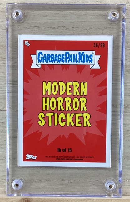 2018 Topps Garbage Pail Kids - Swarmin Norman - Blue 36/99