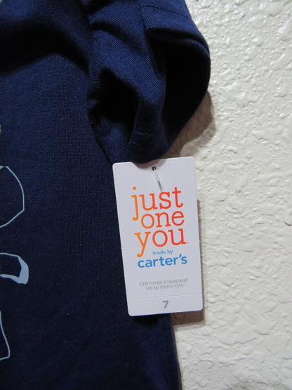 Just One You by Carter's 3pc Dinosaur Pajama Set - Size 7