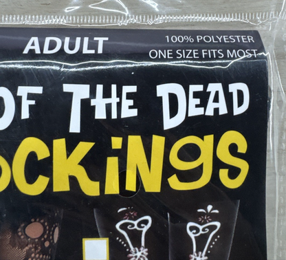Day of the Dead - Skull Design - Adult Size Stockings